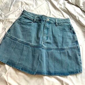 Blue BLUSH JEAN SKORTS